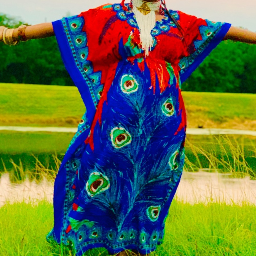 Peacock dress
